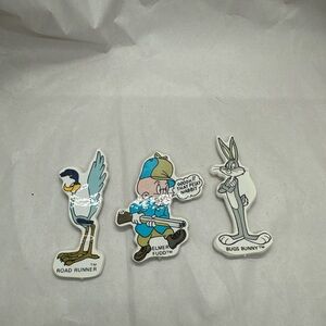 Warner Bros. Cartoon Character Magnets - Blue, Gray, White